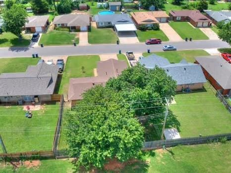 1329 SW 77th Ter, Oklahoma City, OK 73159 - aerial view of residential area