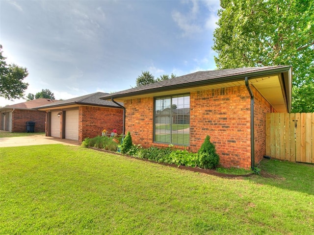 2228 Butternut Pl, Edmond, OK 73013 - ranch-style home with brick siding, driveway, and a garage