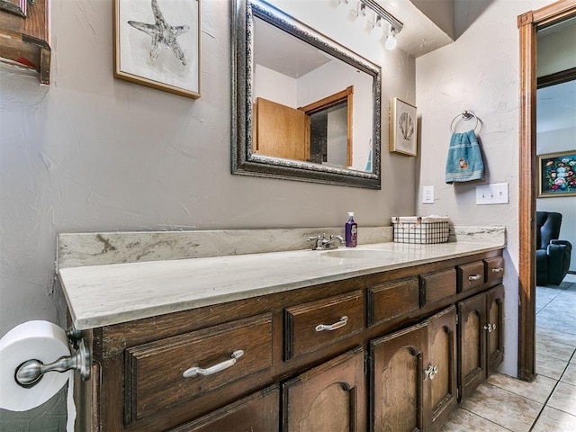 2228 Butternut Pl, Edmond, OK 73013 - bathroom featuring vanity and tile patterned floors