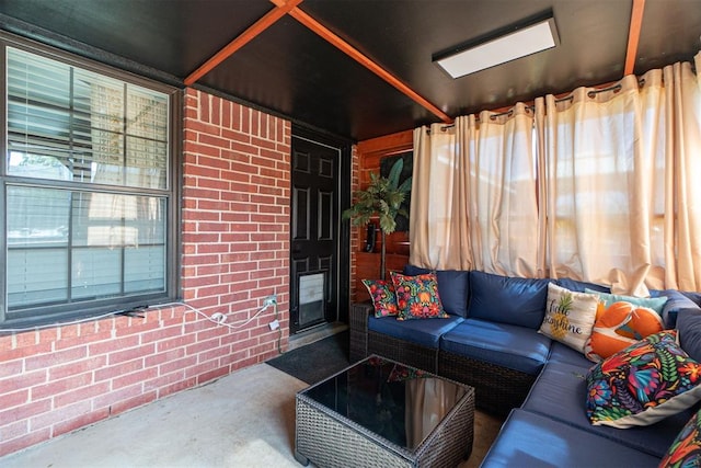 1408 Eagle Dr, Moore, OK 73160 - doorway to property with an outdoor hangout area