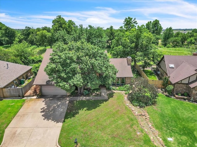 2122 Edinburg Dr, Yukon, OK 73099 - aerial view of property and surrounding area