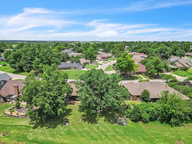 2122 Edinburg Dr, Yukon, OK 73099 - aerial perspective of suburban area
