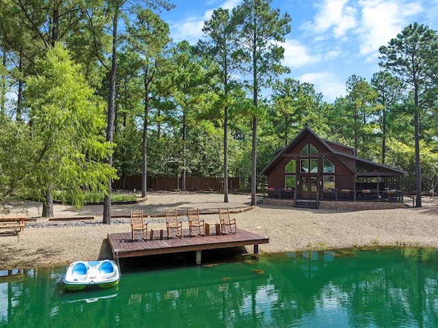 36 Spruce Ct, Broken Bow, OK 74728 - dock with a water view