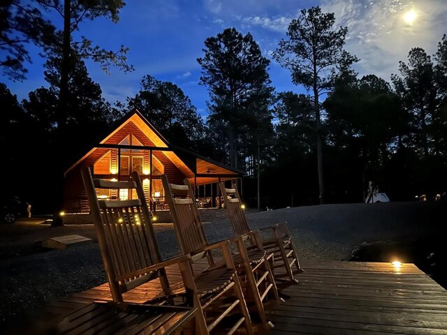 36 Spruce Ct, Broken Bow, OK 74728 - view of wooden deck