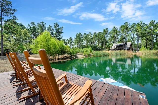 36 Spruce Ct, Broken Bow, OK 74728 - dock area with a water view
