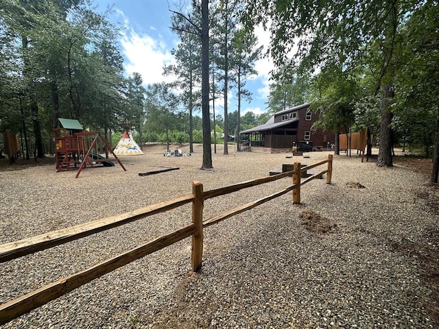 36 Spruce Ct, Broken Bow, OK 74728 - view of community jungle gym