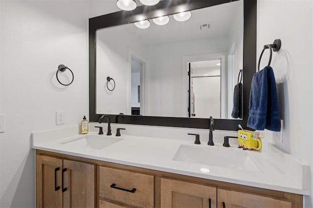 4504 SE 41st St, Moore, OK 73165 - full bathroom featuring double vanity