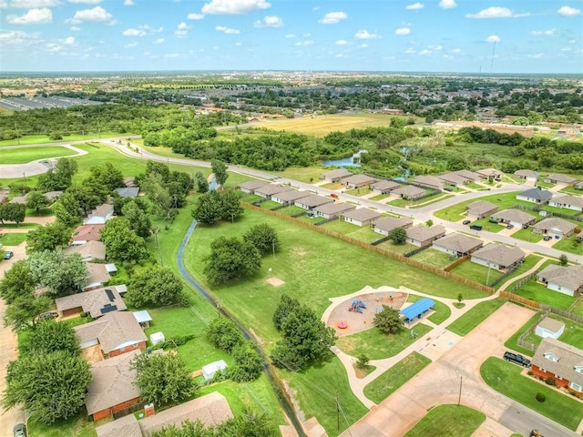 10505 Lyndon Rd, The Village, OK 73120 - aerial overview of property's location with nearby suburban area