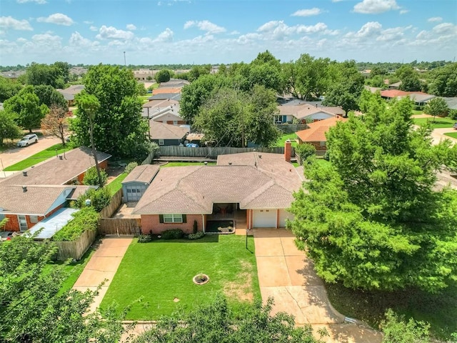 10505 Lyndon Rd, The Village, OK 73120 - aerial perspective of suburban area