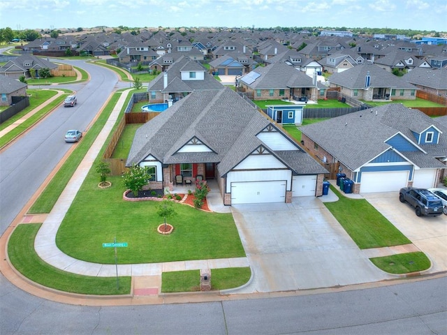 701 Bison Crossing Dr, Yukon, OK 73099 - aerial view of residential area