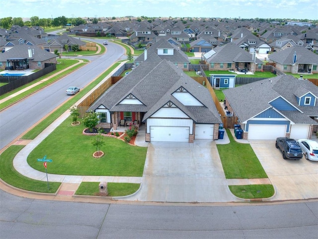 701 Bison Crossing Dr, Yukon, OK 73099 - aerial view of residential area
