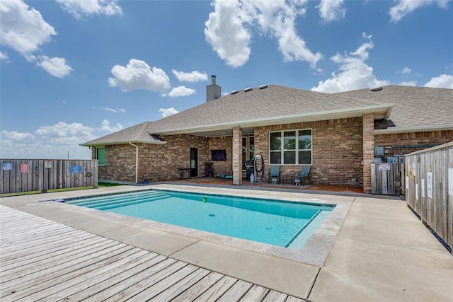 2858 Fields Rd, El Reno, OK 73036 - view of swimming pool featuring a patio area