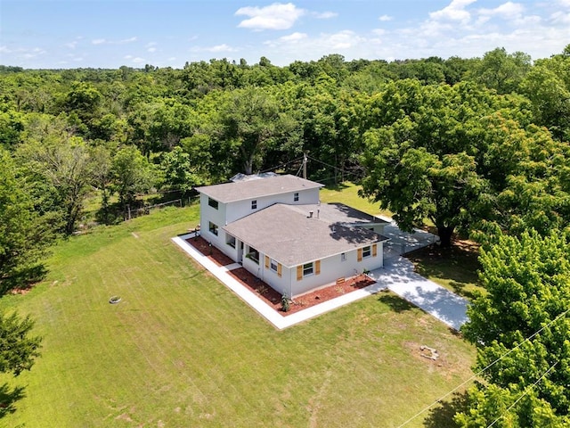 8300 S Anderson Rd, Oklahoma City, OK 73150 - view from above of property featuring a forest