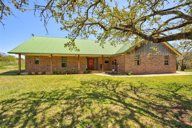 1187 County St Unit 2976, Blanchard, OK 73010 - single story home featuring a front yard and brick siding