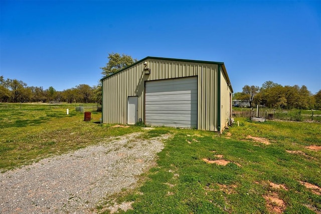 1187 County St Unit 2976, Blanchard, OK 73010 - detached garage with driveway