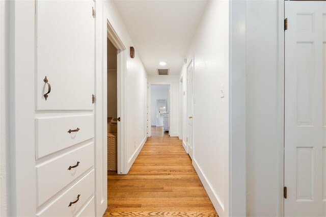 2800 Kerry Ln, Oklahoma City, OK 73120 - hall featuring light wood-style floors and recessed lighting