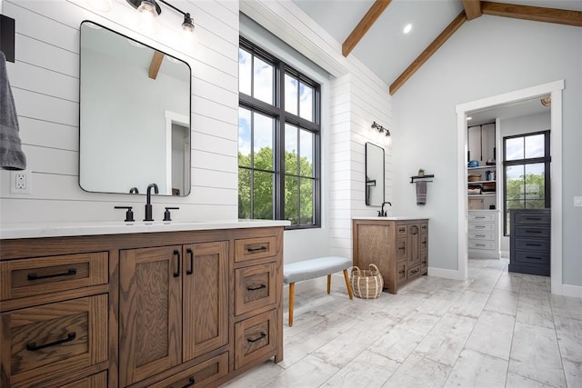 18569 310th St, Norman, OK 73072 - full bath featuring two vanities and healthy amount of natural light