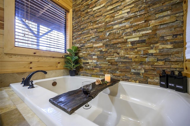 225 Stevens Rd, Broken Bow, OK 74728 - full bathroom with a garden tub