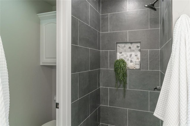 1848 County Road 1198, Tuttle, OK 73089 - bathroom featuring a tile shower and toilet