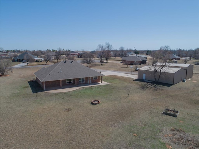 1848 County Road 1198, Tuttle, OK 73089 - aerial view of property and surrounding area