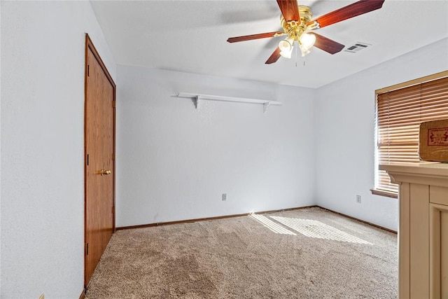 4924 Byron Cir, Yukon, OK 73099 - unfurnished bedroom featuring carpet and a ceiling fan