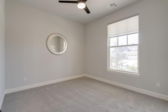 3624 Utica Square Dr, Edmond, OK 73034 - empty room featuring carpet floors and ceiling fan