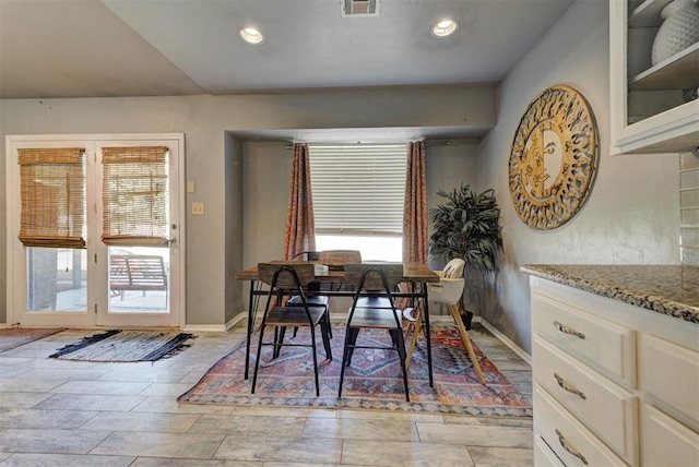 1229 S Gemini Rd, Edmond, OK 73003 - dining space featuring recessed lighting