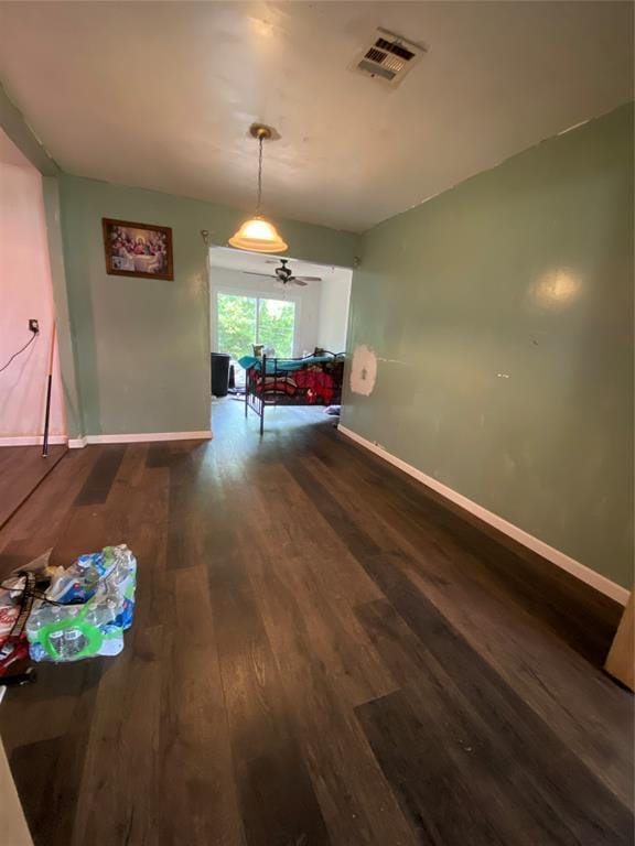 2451 NW 42nd St, Oklahoma City, OK 73112 - dining space with wood finished floors and a ceiling fan