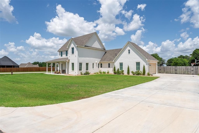 1006 Dorsi Way, Newcastle, OK 73065 - view of front of house with brick siding, concrete driveway, and a garage