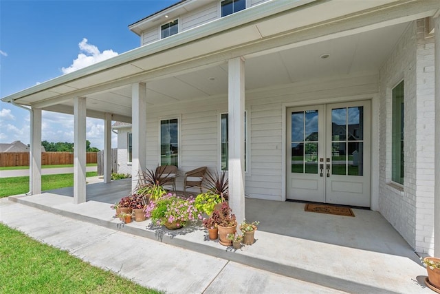 1006 Dorsi Way, Newcastle, OK 73065 - view of patio / terrace featuring french doors