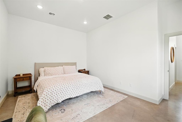 1006 Dorsi Way, Newcastle, OK 73065 - bedroom with concrete floors and recessed lighting
