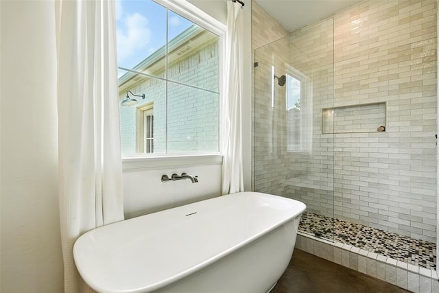 1006 Dorsi Way, Newcastle, OK 73065 - bathroom with a soaking tub and a stall shower