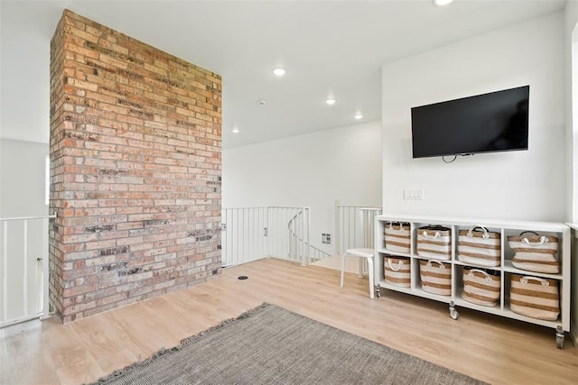1006 Dorsi Way, Newcastle, OK 73065 - spare room featuring wood finished floors and recessed lighting