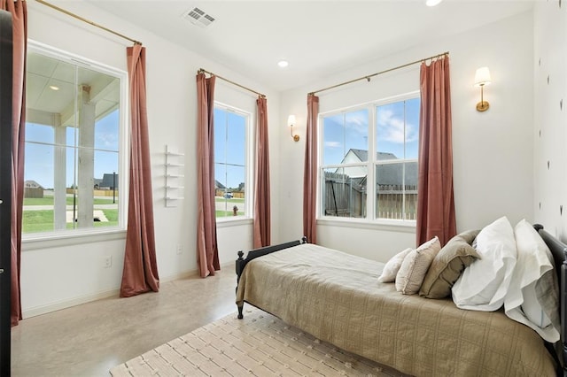 1006 Dorsi Way, Newcastle, OK 73065 - bedroom with finished concrete flooring and recessed lighting