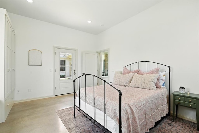 1006 Dorsi Way, Newcastle, OK 73065 - bedroom with finished concrete flooring and recessed lighting