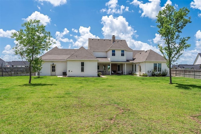 1006 Dorsi Way, Newcastle, OK 73065 - rear view of house featuring a chimney
