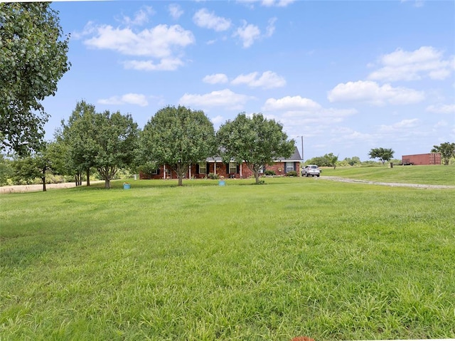 1008 County Road 1580, Marlow, OK 73055 - view of green lawn