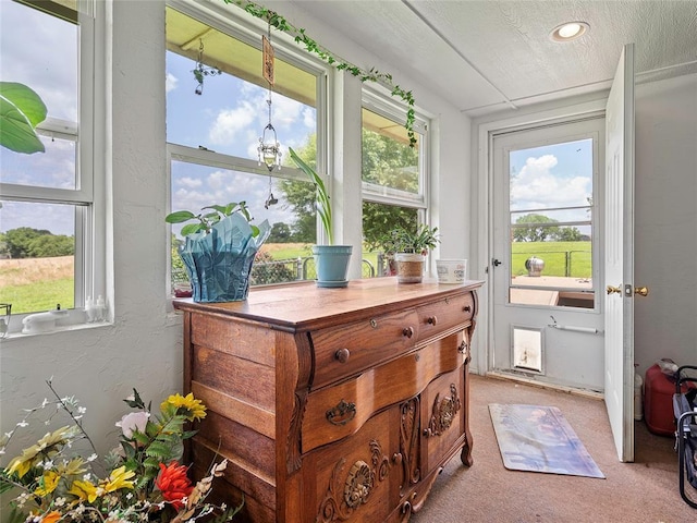1008 County Road 1580, Marlow, OK 73055 - interior space featuring carpet flooring