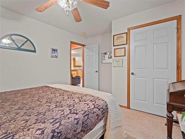 1008 County Road 1580, Marlow, OK 73055 - bedroom featuring carpet and ceiling fan