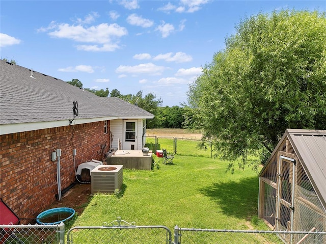 1008 County Road 1580, Marlow, OK 73055 - view of fenced yard