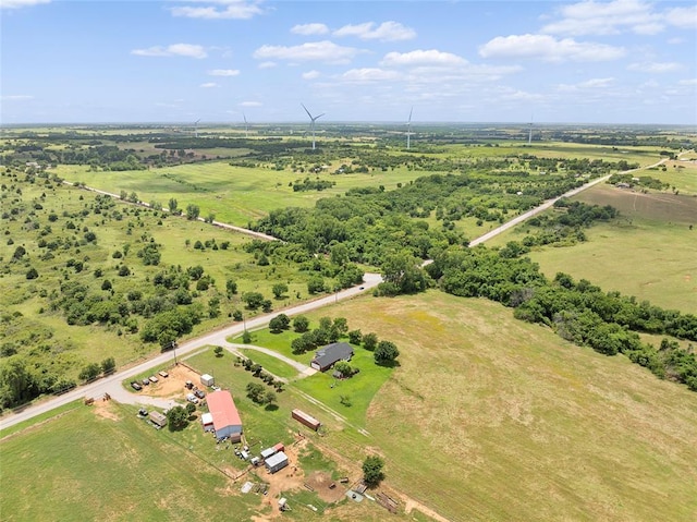 1008 County Road 1580, Marlow, OK 73055 - aerial view of sparsely populated area