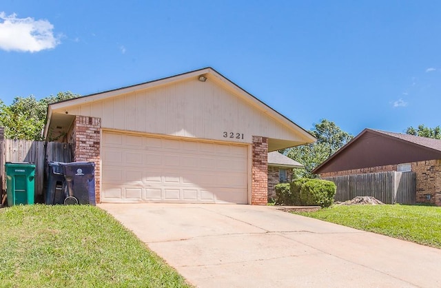 3221 SE 57th St, Oklahoma City, OK 73135 - single story home featuring brick siding and a garage