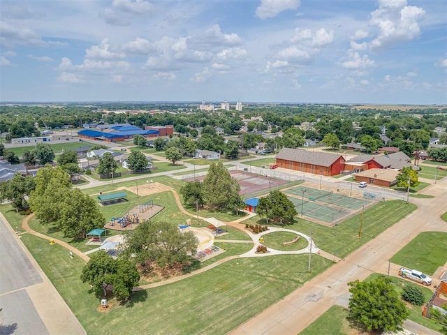 901 S 11th St, Kingfisher, OK 73750 - aerial view of a tree filled landscape