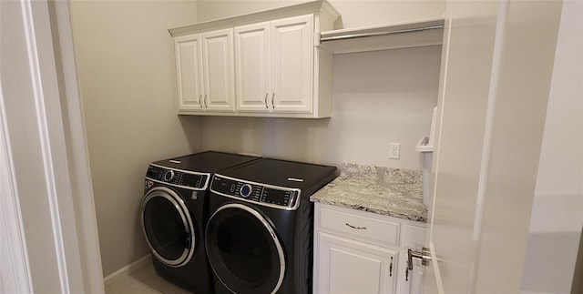 821 Mount Irving Way, Norman, OK 73071 - washroom with separate washer and dryer and cabinet space