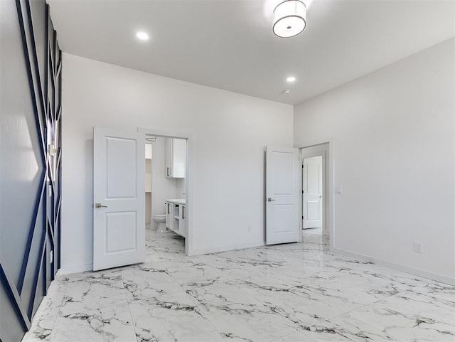 532 NW 112th St, Oklahoma City, OK 73114 - empty room with light marble finish floors and recessed lighting