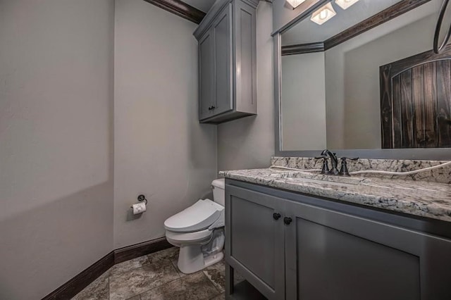3205 Sycamore Dr, Moore, OK 73160 - bathroom with toilet and vanity