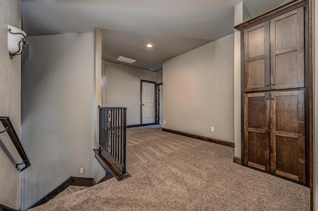 3205 Sycamore Dr, Moore, OK 73160 - carpeted empty room featuring baseboards and recessed lighting