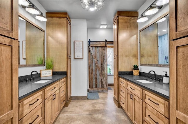 831 County St Unit 2917, Tuttle, OK 73089 - bathroom with two vanities and a walk in shower