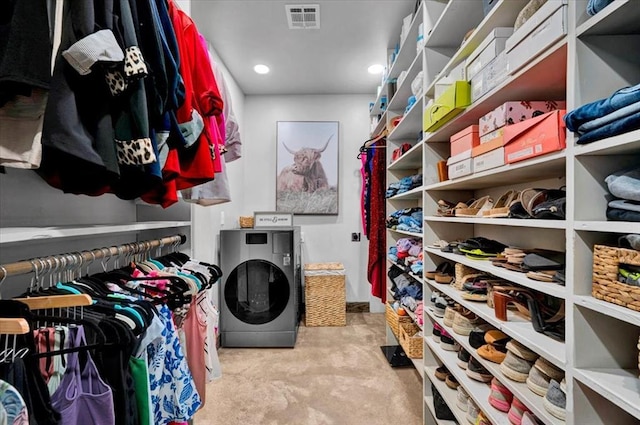 831 County St Unit 2917, Tuttle, OK 73089 - walk in closet with washer / dryer