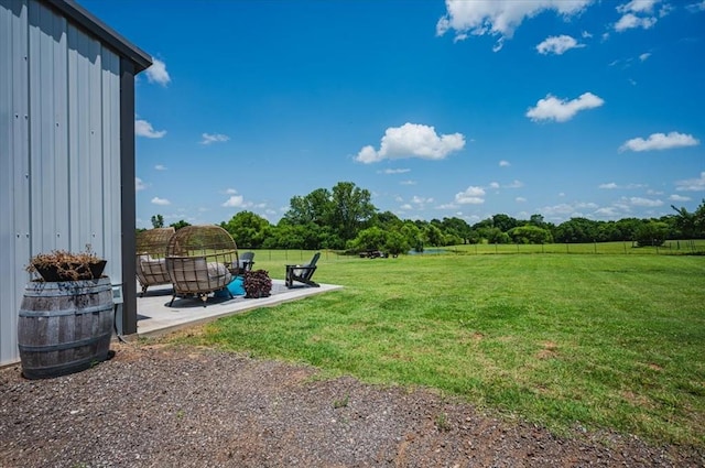831 County St Unit 2917, Tuttle, OK 73089 - view of green lawn with a patio area